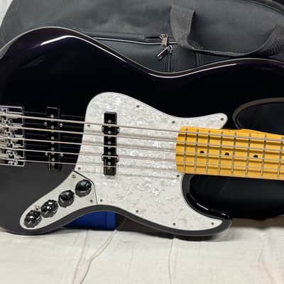 Fender Player II 2 Modified Active Jazz Bass V 5-string J-Bass with Gig Bag 2025 - Dusk / Maple neck image 2