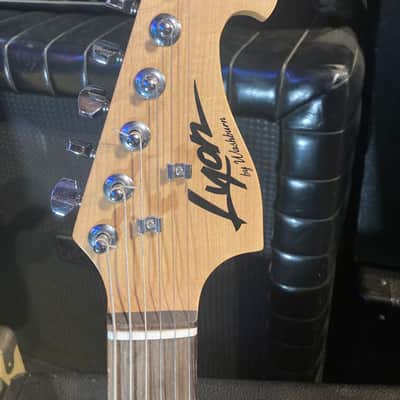 Lyon by Washburn By Washburn Strat Style Hendrix Inspired 2000s? - Handpainted Hippie Floral image 3