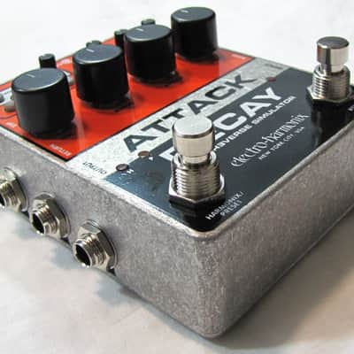 Used Electro-Harmonix EHX Attack Decay Tape Reverse Simulator Guitar Pedal!! image 3