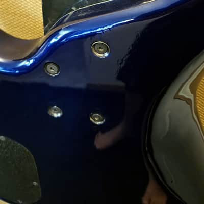 Modulus Quantum 5 Fretless 2007 - Blue Sunburst image 13