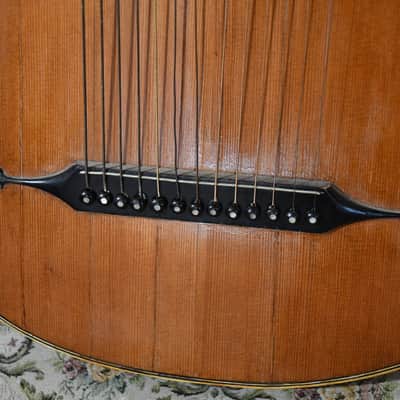 Antique Schonbach Schrammel (Contra) Guitar, 1930s – Refurbished, great condition image 5