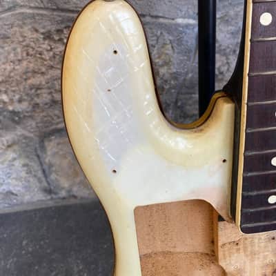 Immagine Vintage Layolo Bass (Made in Italy) - Pearloid Body - Restoration Project - 10