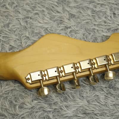 Vintage 1980's made YAMAHA ST400R S-Style Gold Parts Black finish w/Case Made in Japan image 14