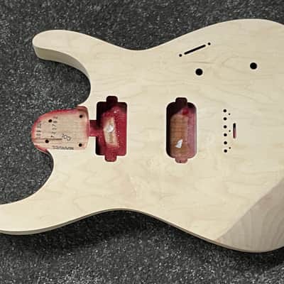Jackson American Virtuoso guitar body unfinished USA image 1
