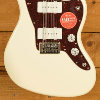 Squier Paranormal Jazzmaster XII - Laurel - Olympic White - 12-String image 3