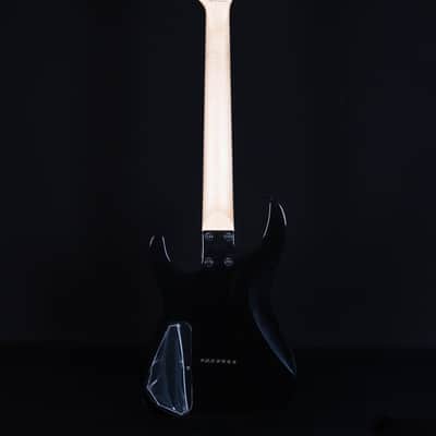Jackson JS Dinky Arch Top JS22Q-7 DKA HT, Amaranth FB, Transparent Black Burst image 7
