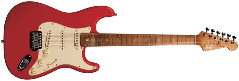 HENRY'S Electric Guitar - Destiny II Classic matt ST-2CM Felicity - Red image 1