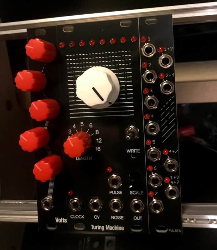 Music Thing Modular Turing Machine MKII + Pulses + Volts - Black and Red image 1