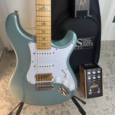 PRS Silver Sky (Polar Blue, Maple Neck) w/ Suhr Asatobucker + Signed Jackson Audio Asabi Pedal image 1