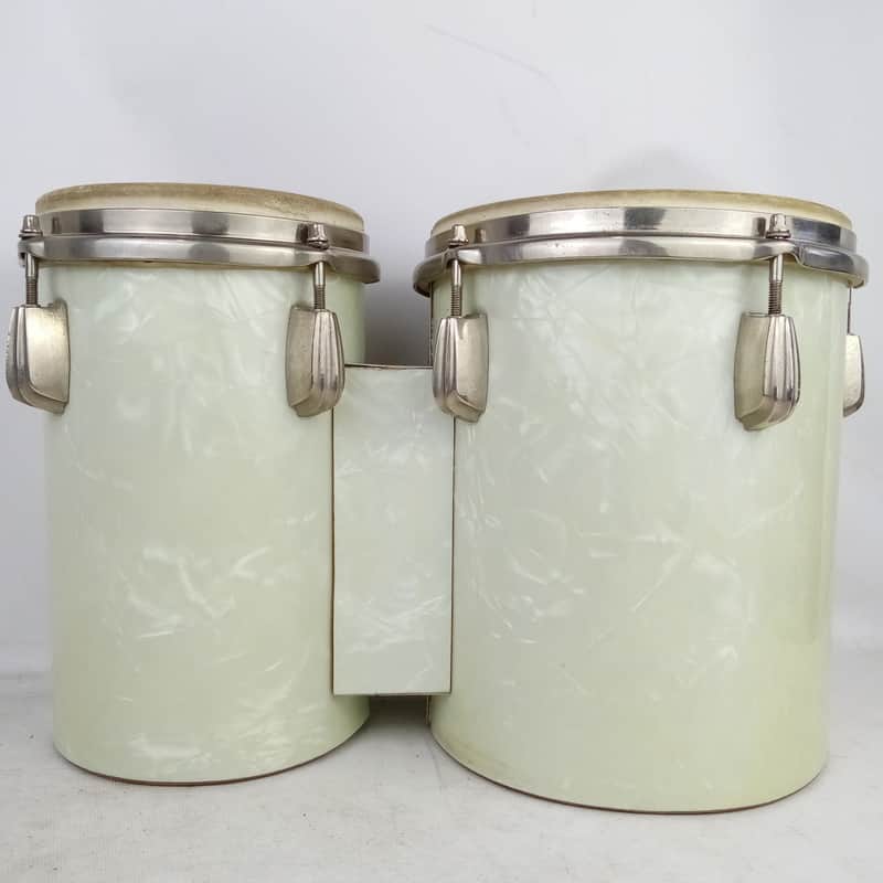 *Slingerland Deep-Hand Bongos WMP 10x8,10x6 Vintage 40s-50s Radio King Drum Set* image 1