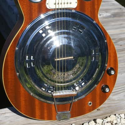 Early Mosrite Electric Dobro Resonator Guitar - 1966 Plainsman Electric Model image 2