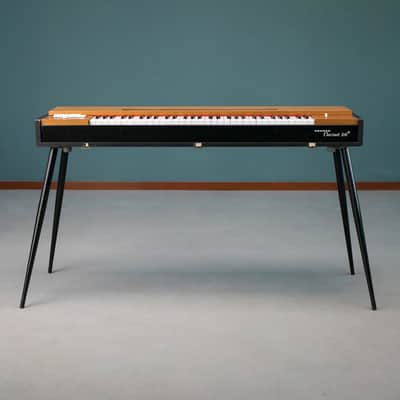 Hohner Clavinet D6 vintage instrument with original legs and transport cover, fresh hammer tip service. image 7