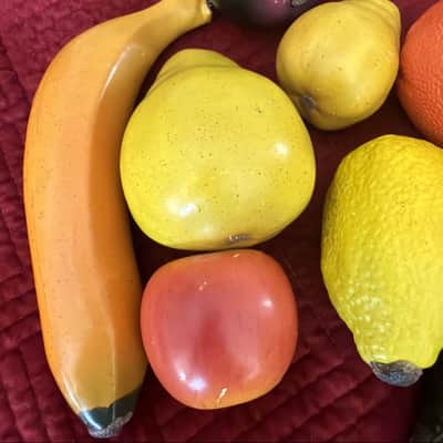 Lot Of 8 Children Quality Vintage Fruit Percussion Maracas image 6