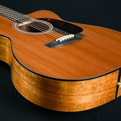 Martin M 0000 Cutaway Custom Premium Flamed Koa and Sinker Redwood NEW image 13