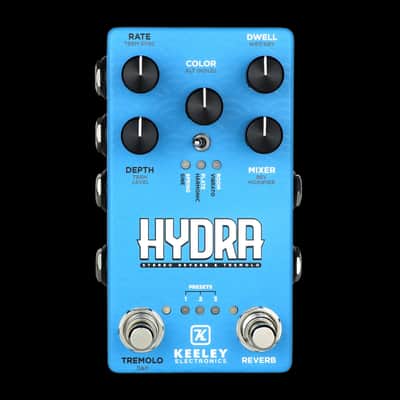 Keeley Hydra Stereo Reverb Tremolo Guitar Effect Pedal image 1