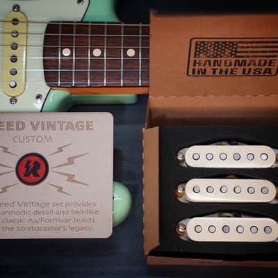 Tweed Vintage™ Stratocaster Pickup Set — Handwound | Formvar | Alnico 2 | Touch-Sensitive | USA Boutique image 4