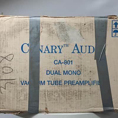 Tube Preamp Canary Audio CA-801L & Power Supply CA-801P. NOS Warranty 1 year image 2