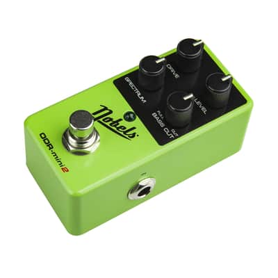 Nobels ODR-2 MINI Natural Overdrive with Bass Cut MINI Guitar Effects Pedal Green 2024 In Stock image 5