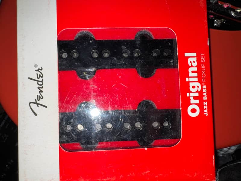 Fender 099-2123-000 Original Jazz Bass Pickup Set 2010s - Black image 1