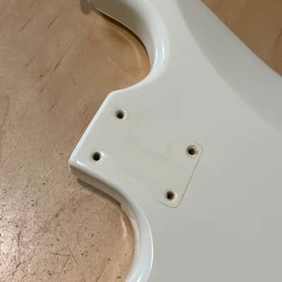 2021 Indonesia Kramer Baretta Special Vintage White Mahogany Guitar Body 6 Post Tremolo image 9