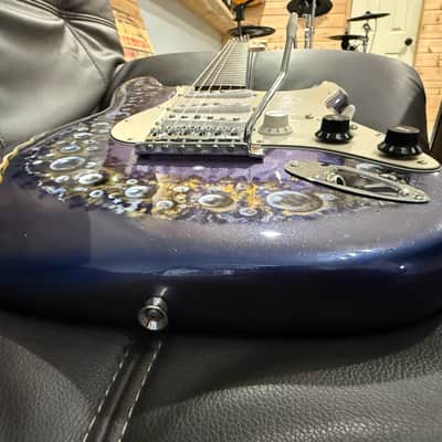 Custom Airbrushed Partscaster Stratocaster  - Airbrushed Purple Burst image 16