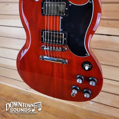 Gibson SG Standard '61 Stop Bar with Gibson Hard Case - Vintage Cherry image 3