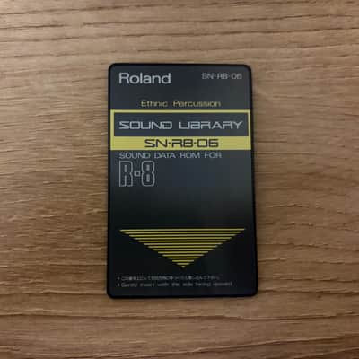 Roland SN-R8-06 Ethnic Percussion 1990s - Black image 1