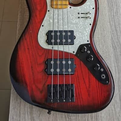 Bzone Jazz Bass MM 2012 - Translucent candy Red imagen 6