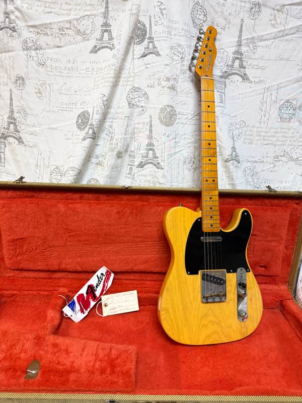 1996 Fender American Vintage Series '52 Reissue Telecaster 7lbs 11oz Butterscotch Blonde Oscar Pallares WOW!! image 1