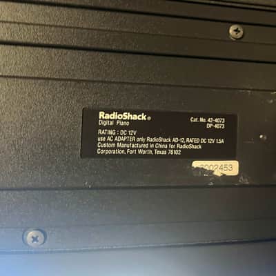 88 key Digital Piano Keyboard RadioShack DP-4073 image 5