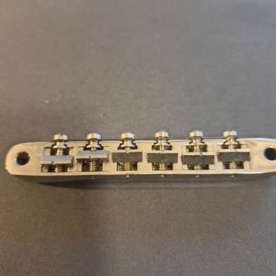 Gibson Rare Bridge Gibson Pat.No. 2,740,313 1965-1975 - Nickel image 4