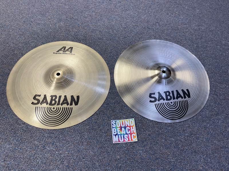 Sabian AA 14" Regular Hi Hat Cymbal Pair #21402 image 1