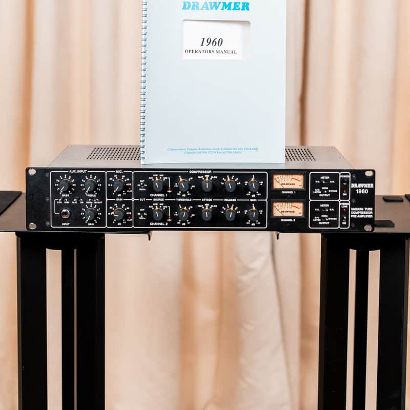 1993 – Present Drawmer 1960 2-Channel Mic Pre / Compressor Black