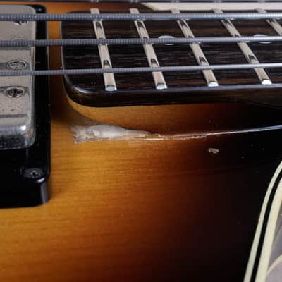 Greco VB50 Violin Bass MIJ 1986 Sunburst Vintage Japan w/ OHSC image 6