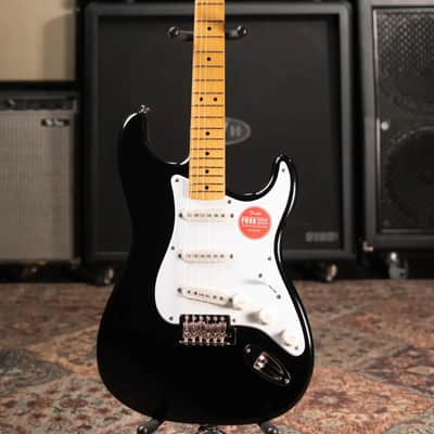 Squier Classic Vibe '50s Stratocaster Electric Guitar - Black image 3