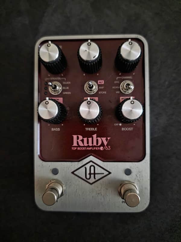 Universal Audio Ruby ’63 Top Boost Amplifier 2022 - Present - Ruby / Silver image 1