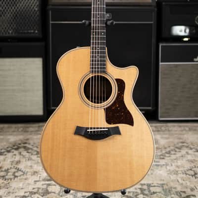 Taylor 414ce Studio Grand Auditorium Acoustic/Electric Guitar - Natural with Gig Bag image 3