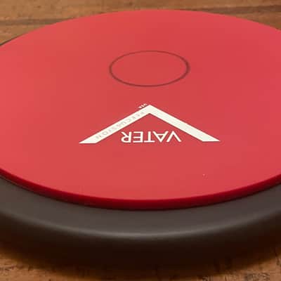Vater Percussion USA 12” Chop Builder Pad Single Sided Soft 2025 - Red / Black image 3