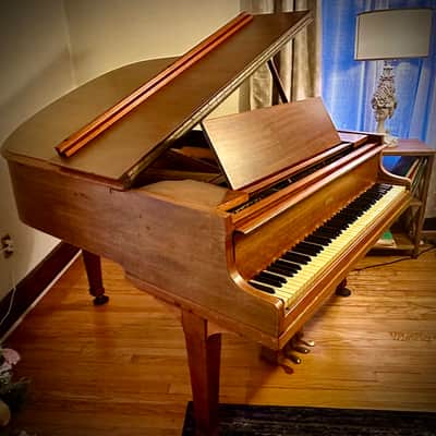 GORGEOUS J & C FISCHER Midcentury Modern Baby Grand Piano- Good condition- 1920’s-1930’s image 1