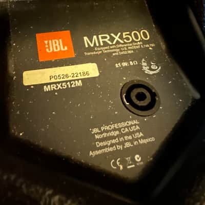 JBL Pair of mrx 500 speakers - Black image 3