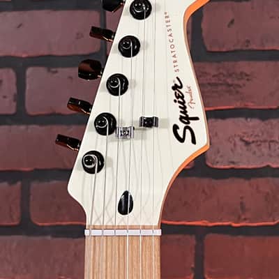 2019 Squier Contemporary Stratocaster HH, Maple Fingerboard, Pearl White w/ Duncan and Locking Tuners image 4