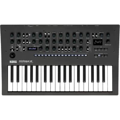 KORG minilogue xd Polyphonic Analog Synthesizer Black image 1