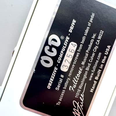 Fulltone OCD V1 Series 4 (v1.4) 2009 image 5
