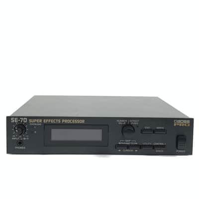 Boss SE-70 Super Effects Processor 1993 - 1999 - Black TGHM image 2