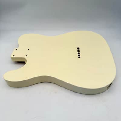 HooDoo Telecaster Body Alder Nitro Vintage White Light htb6478 image 6