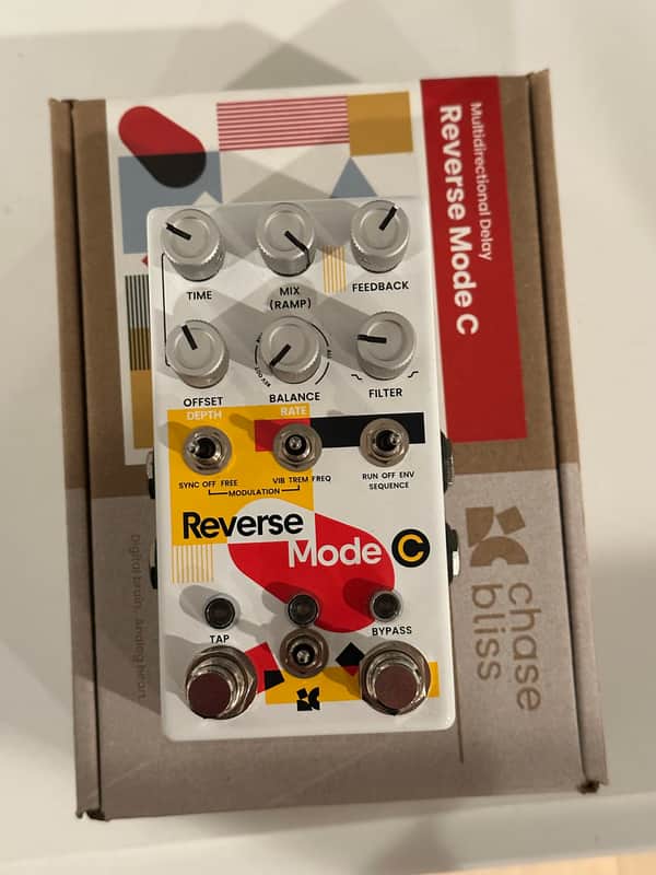 Chase Bliss Audio Reverse Mode C 2023 - White Graphic image 1