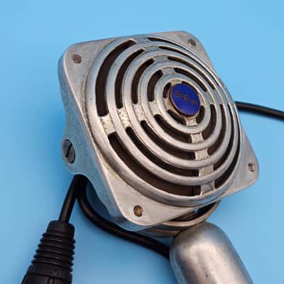 ☆Rare 1940s French SEM RJ1 Dynamic Microphone - Paris France Collectors Vintage Movie Prop Mic image 4