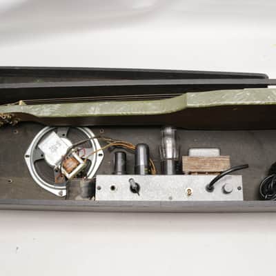 Pre-WWII 1941 Sears / Silvertone 2323 Hawaiian Lap Steel w/ Tube Amp In Case image 16