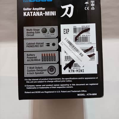 Boss KTN-MINI Katana Mini 7-Watt 1x4" Modeling Guitar Combo BRAND NEW image 2