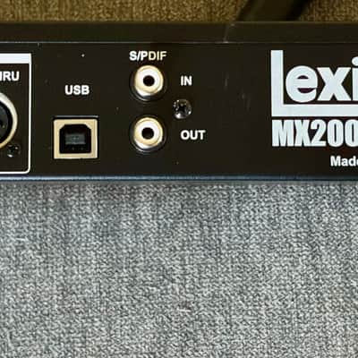Lexicon MX200 Dual Reverb Effects Processor 2010s - Black image 3